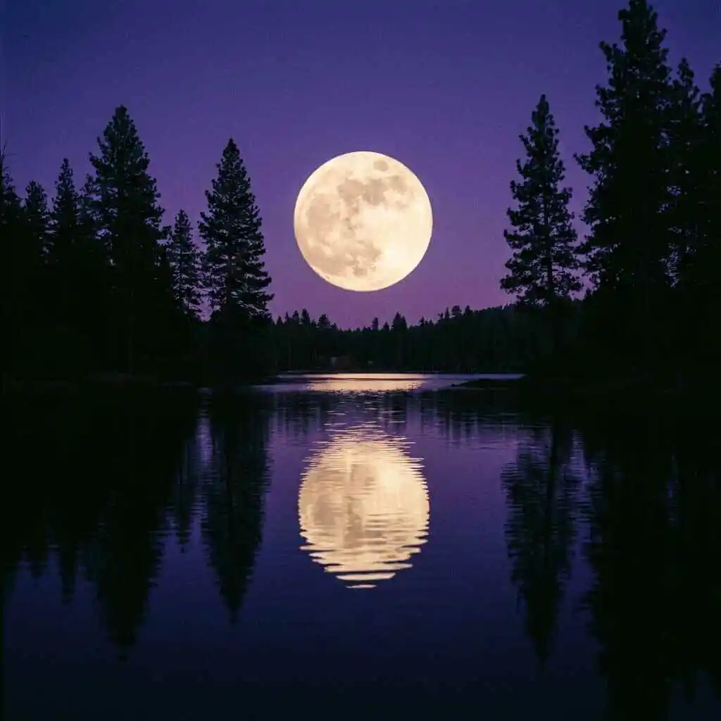 Moon calendar showing lunar cycles for calculating your moon sign